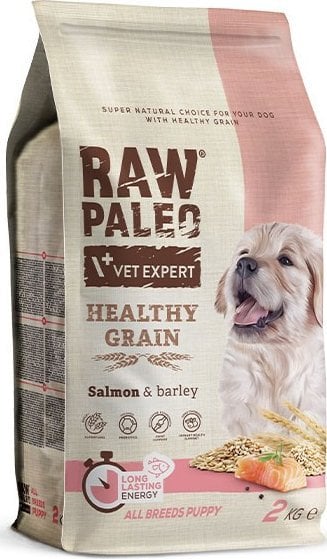 VetExpert VetExpert Raw Paleo Healthy Grain Salmon&Barley Puppy - Karma sucha dla psów - 2kg
