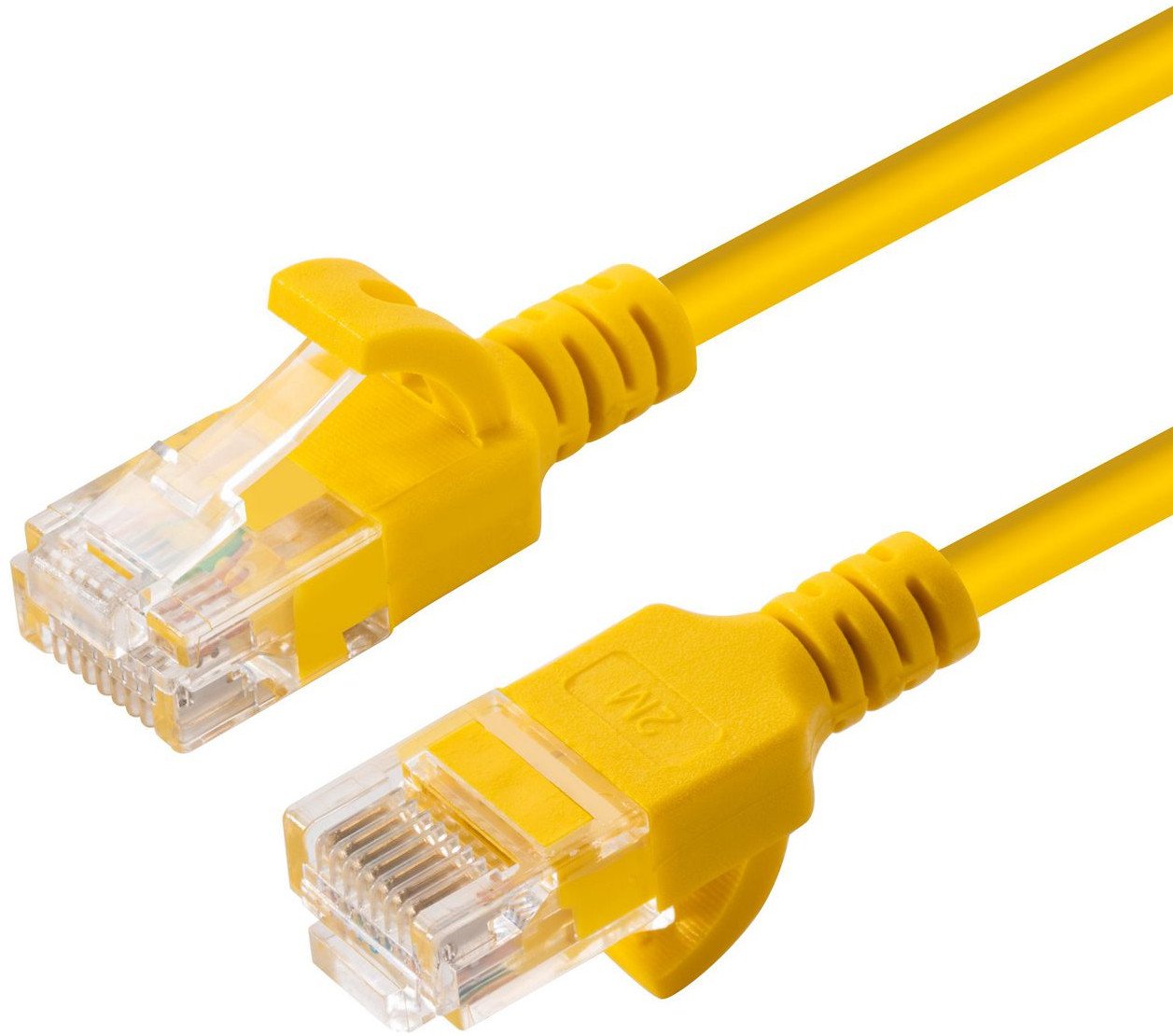 Microconnect V-UTP6A0015Y-SLIM kabel sieciowy Żółty 0,15 m Cat6a U/UTP (UTP)