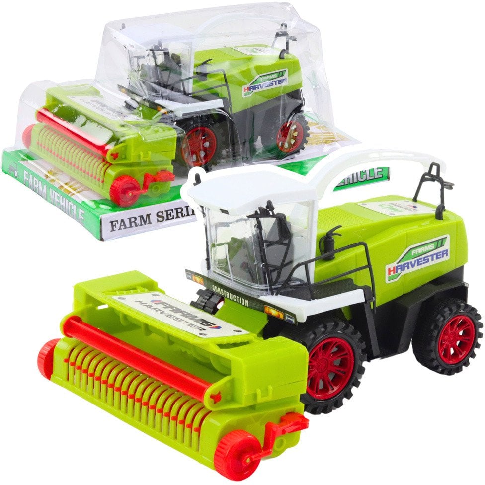Kombajn Rolniczy Zabawkowy Ruchomy Z Napędem Zielony