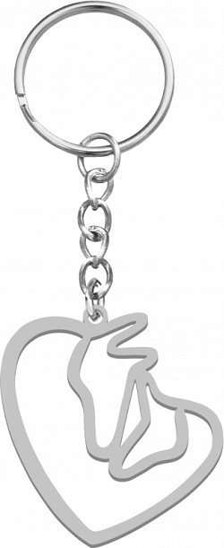 Radziszewska Jewellery Brelok do Kluczy Koń Głowa Konia Srebro 925 Prezent DEDYKACJA GRATIS