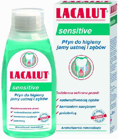 Lacalut Płyn do płukania ust Sensitive 300ml
