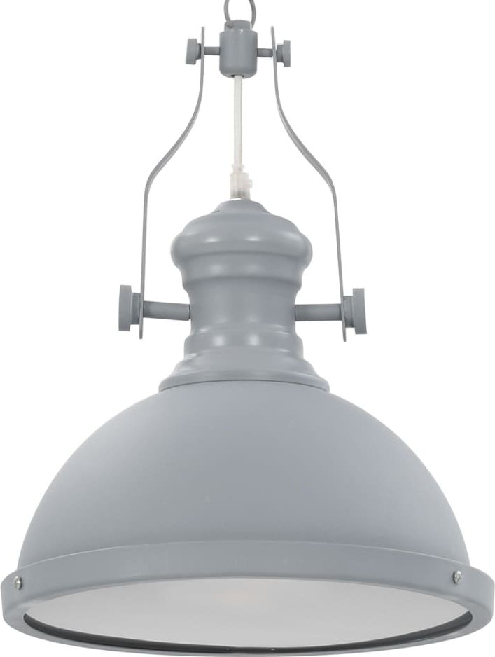 Lampa wisząca Lumes Szara loftowa lampa sufitowa - EX173-Rozi