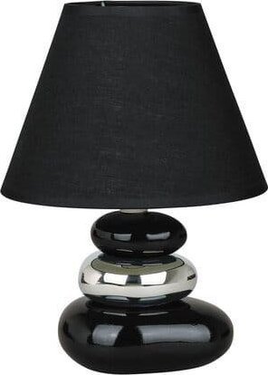 Lampa stołowa Rabalux Lampa oprawa stołowa Rabalux Salem 1x40W E14 czarny/srebrny 4950