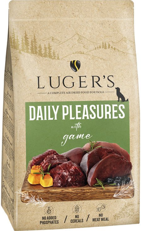 Lugers Daily Pleasures karma suszona dla psa z dziczyzną 9 kg