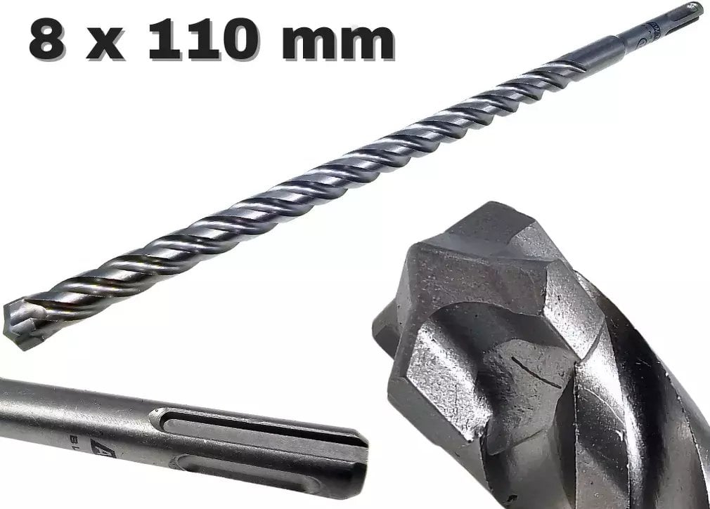 AWTOOLS WIERTŁO SDS PLUS 8x 110mm QUADRO XTREME BLACK LINE