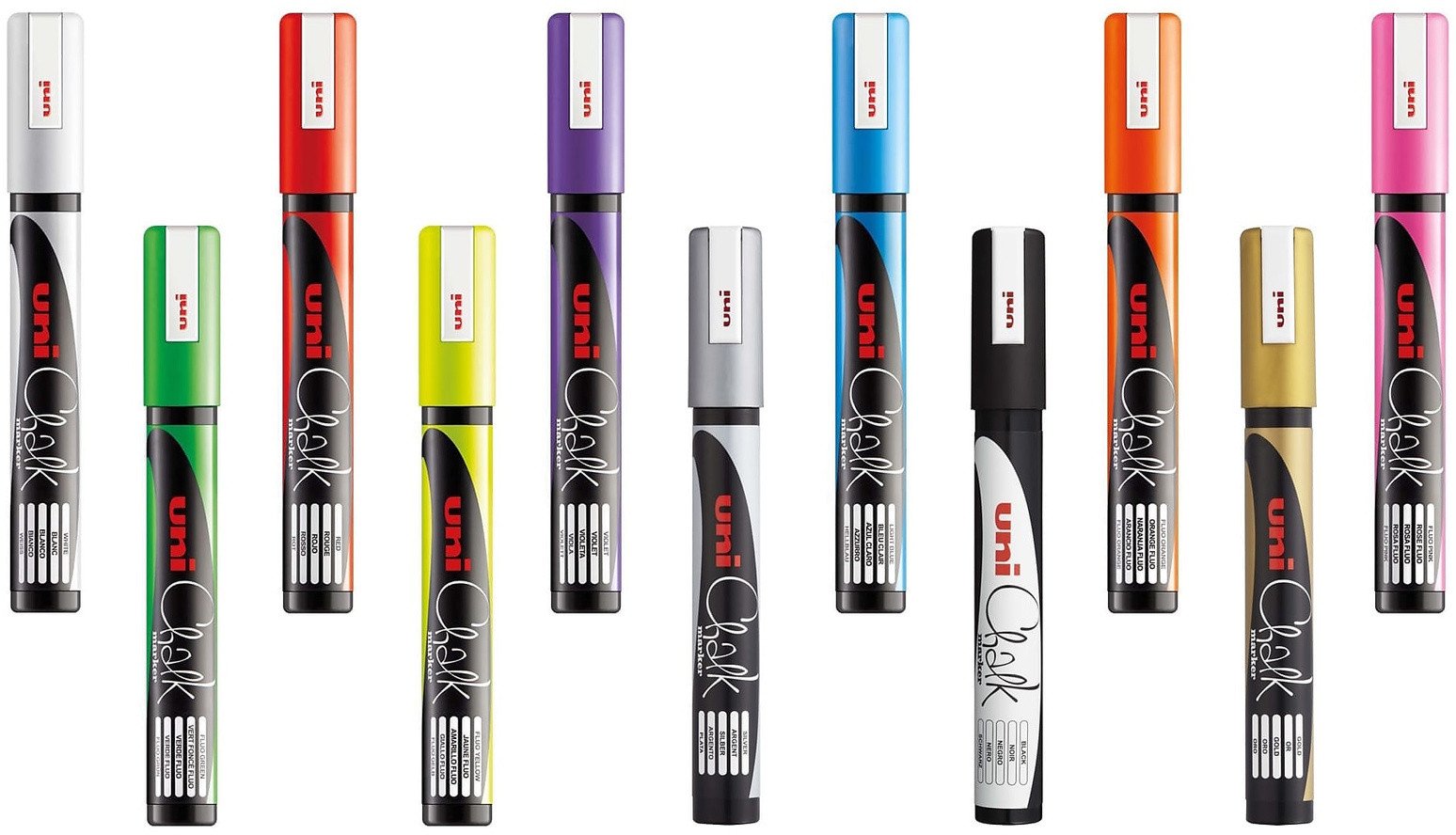 Marker kredowy Uni PWE-5M złoty