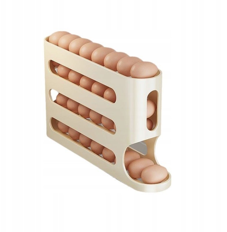 Stojak na JAJKA do LODÓWKI DO PRZECHOWYWANIA JAJEK na 30 SZTUK Organizer