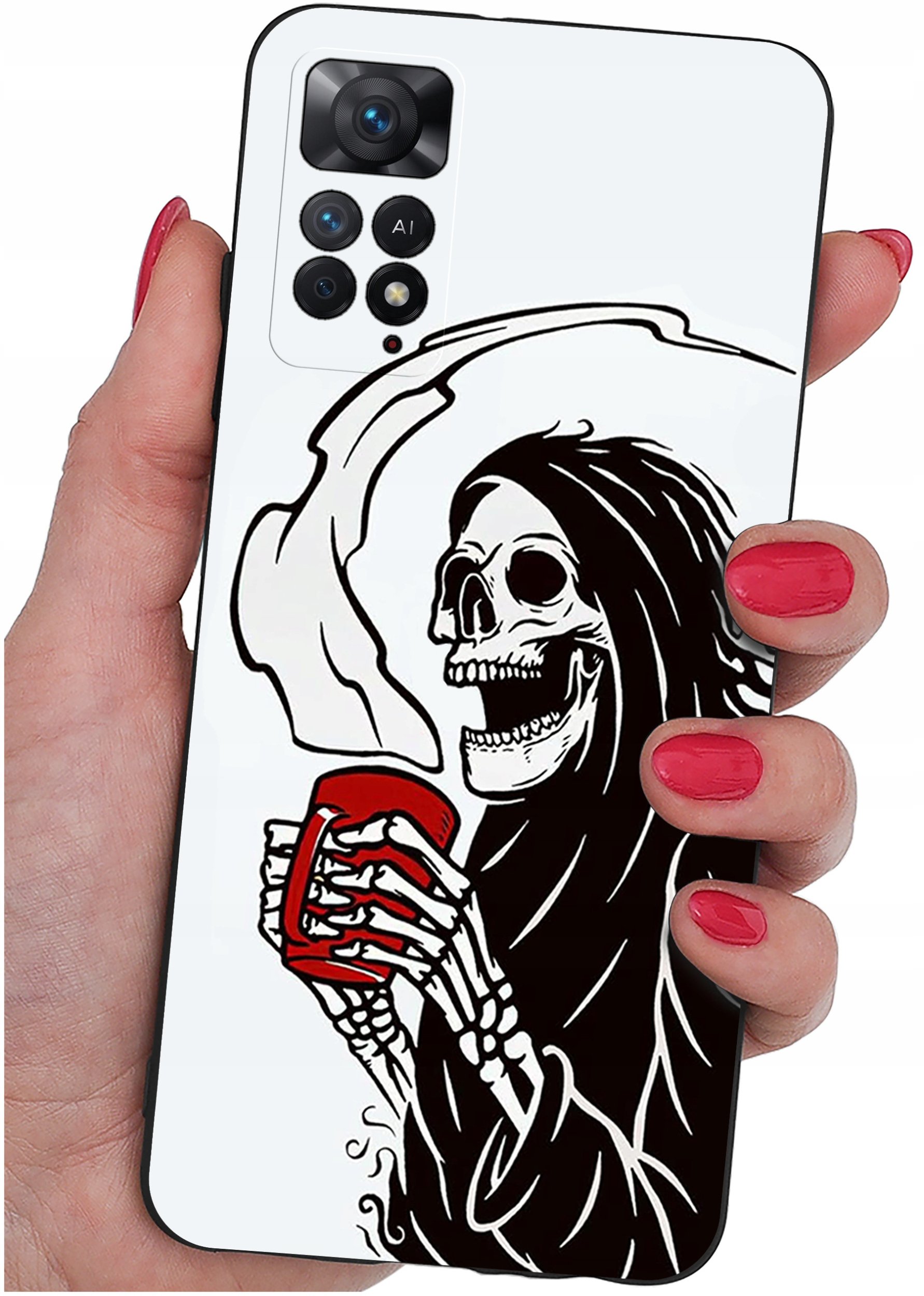 ETUI do Xiaomi Redmi Note 11 Pro | WZORY | SILIKONOWE MATT CASE + SZKŁO 9H