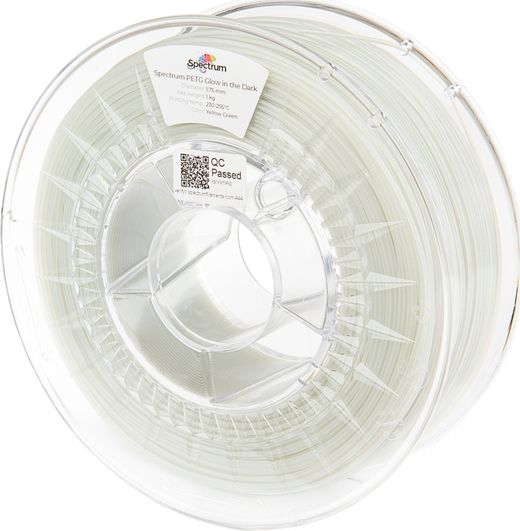 Spectrum Filament PET-G Glow in the Dark 1.75mm Yellow-Green 1kg