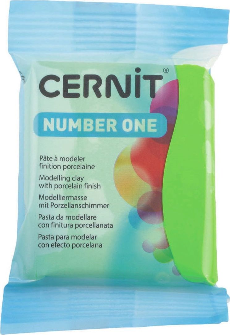 The Clay and Paint Factory Modelina Cernit Jasno Zielona 56 g