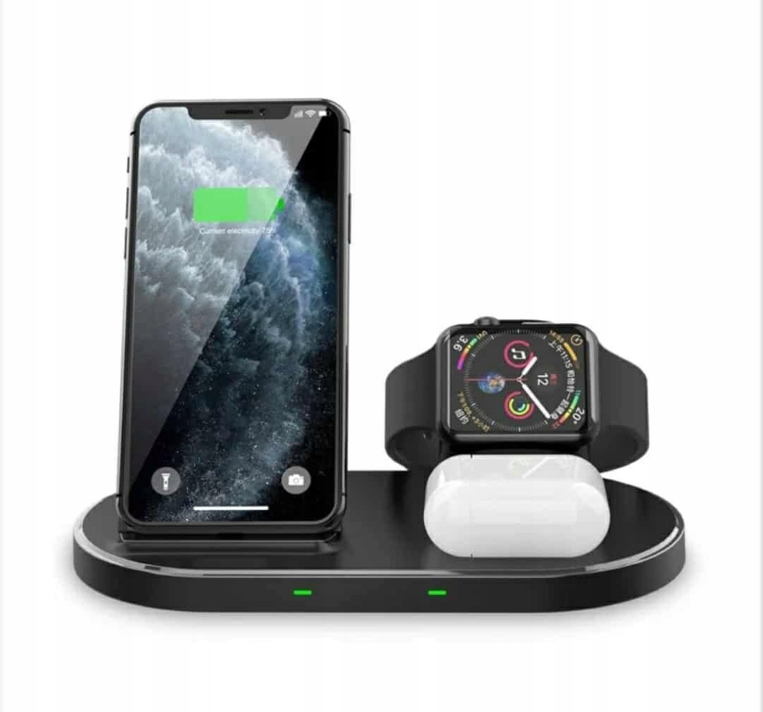 Setty ładowarka Indukcyjna 3w1 LK-01 czarna