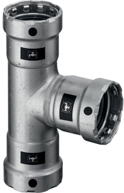 Trójnik 1/2 x 1/2 x 1/2 stal / ocynkowaneŁącznik do rur