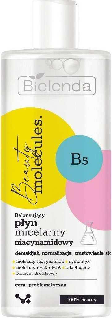 Bielenda Beauty Molecules Balansujący płyn micelarny niacynamidowy 500ml