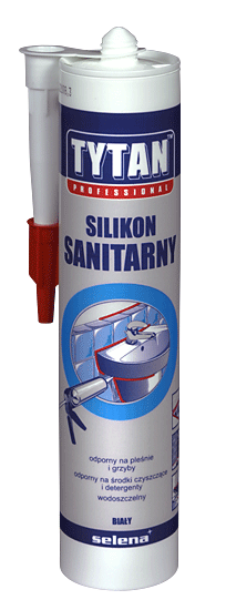 Tytan Silikon sanitarny beżowy 310ml
