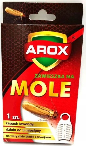 Arox Zawieszka na mole odzieżowe o zapachu lawendy, 1 szt