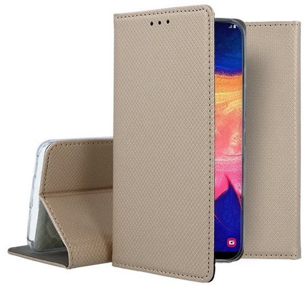 Mocco Smart Magnet Book Case For Apple iPhone 12 Pro Max Gold