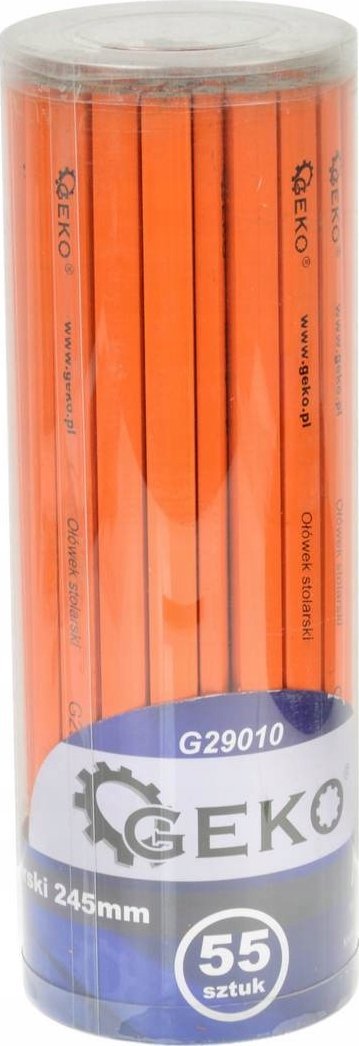 Geko Ołówek stolarski 245mm HB (55szt-tuba/550)