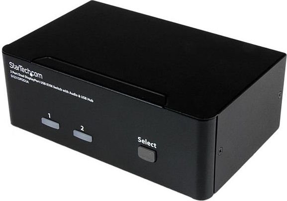 Przełącznik StarTech 2 Port Dual DisplayPort USB