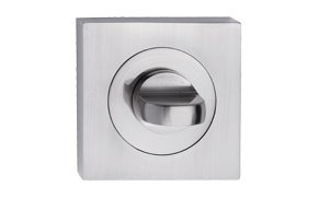 Verso Szyld kwadratowy z kołem WC nikiel szczotkowany VSKNW