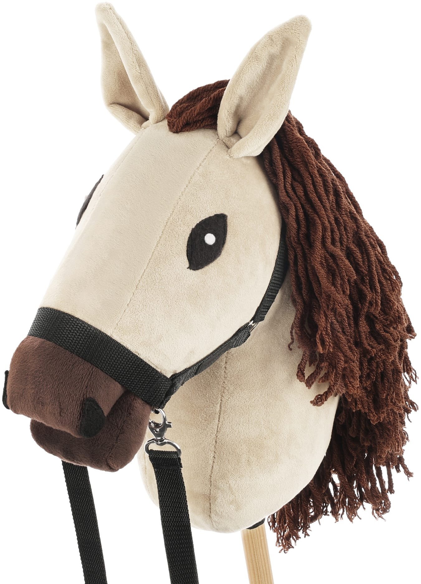 Hobby Horse Skippi A3 - Biszkopt - Jasny beż i brąz - kantar i wodze