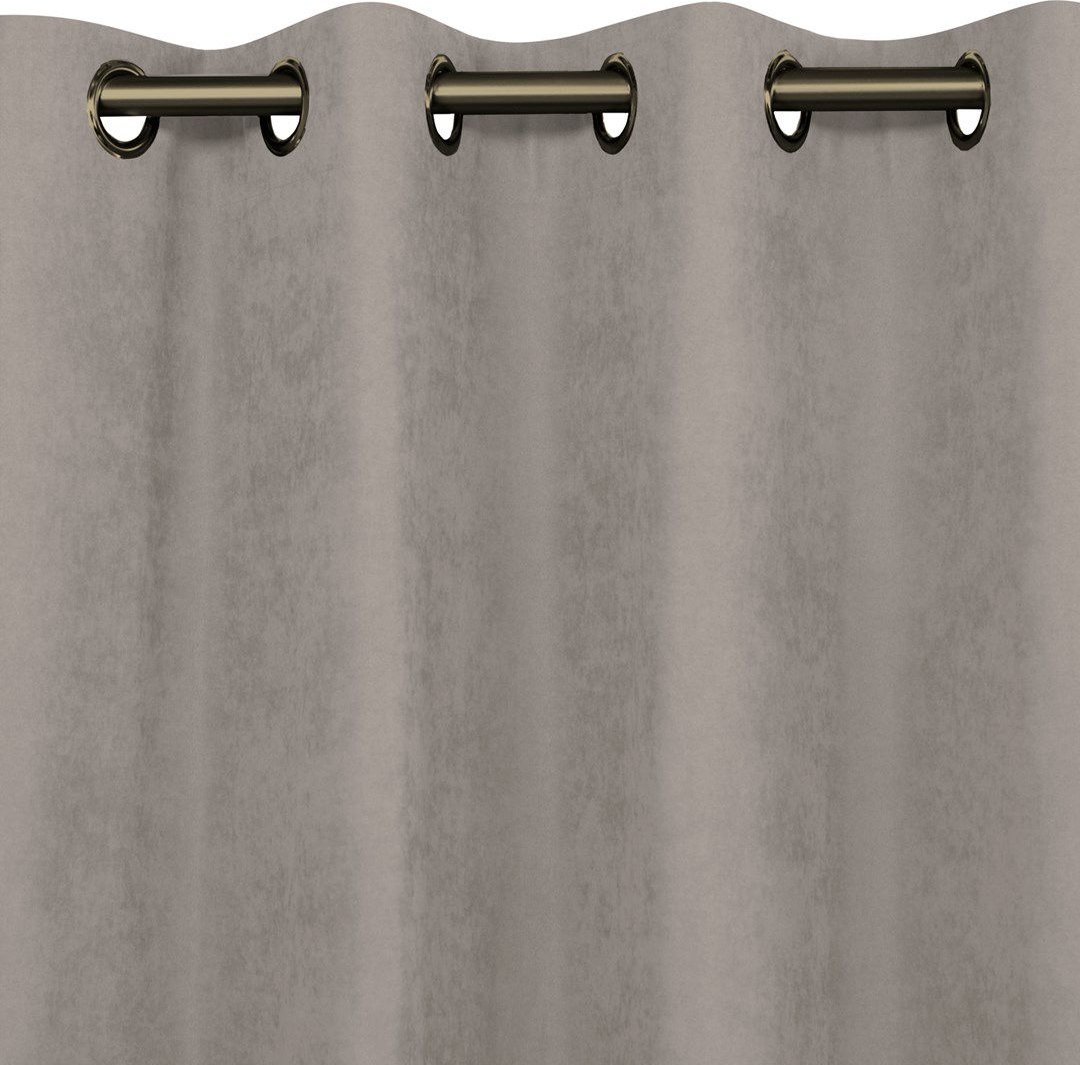 Homede Zasłona MILANA cappuccino szenila 280x300 HOMEDE