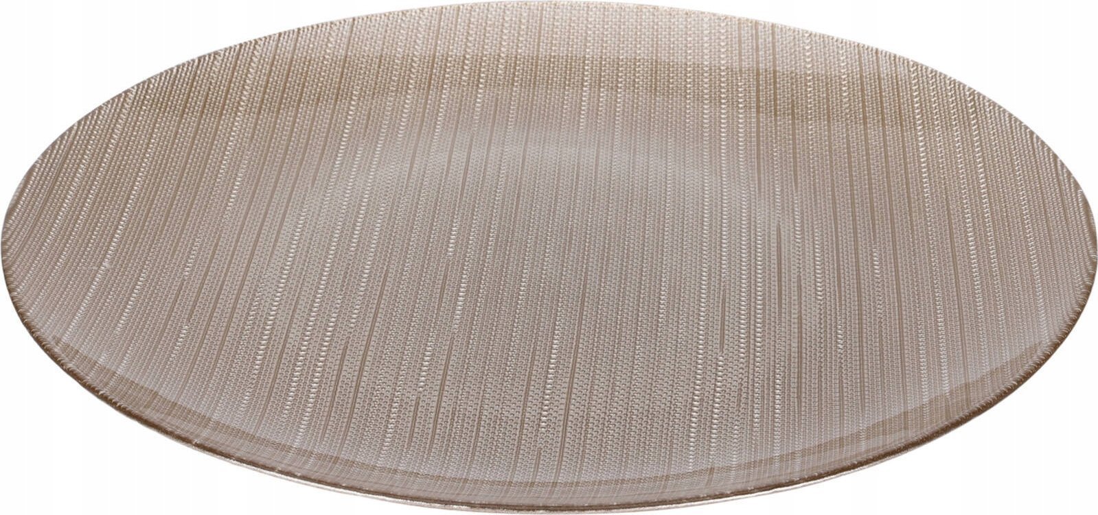 Home Styling Collection Szklany talerz płaski KARNEOL, Ø 32 cm