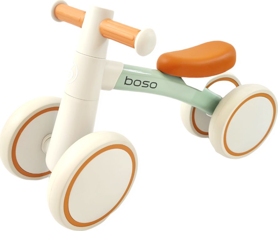 Blue Ride Rowerek biegowy na roczek Premium MILA szary z brązowym siodełkiem