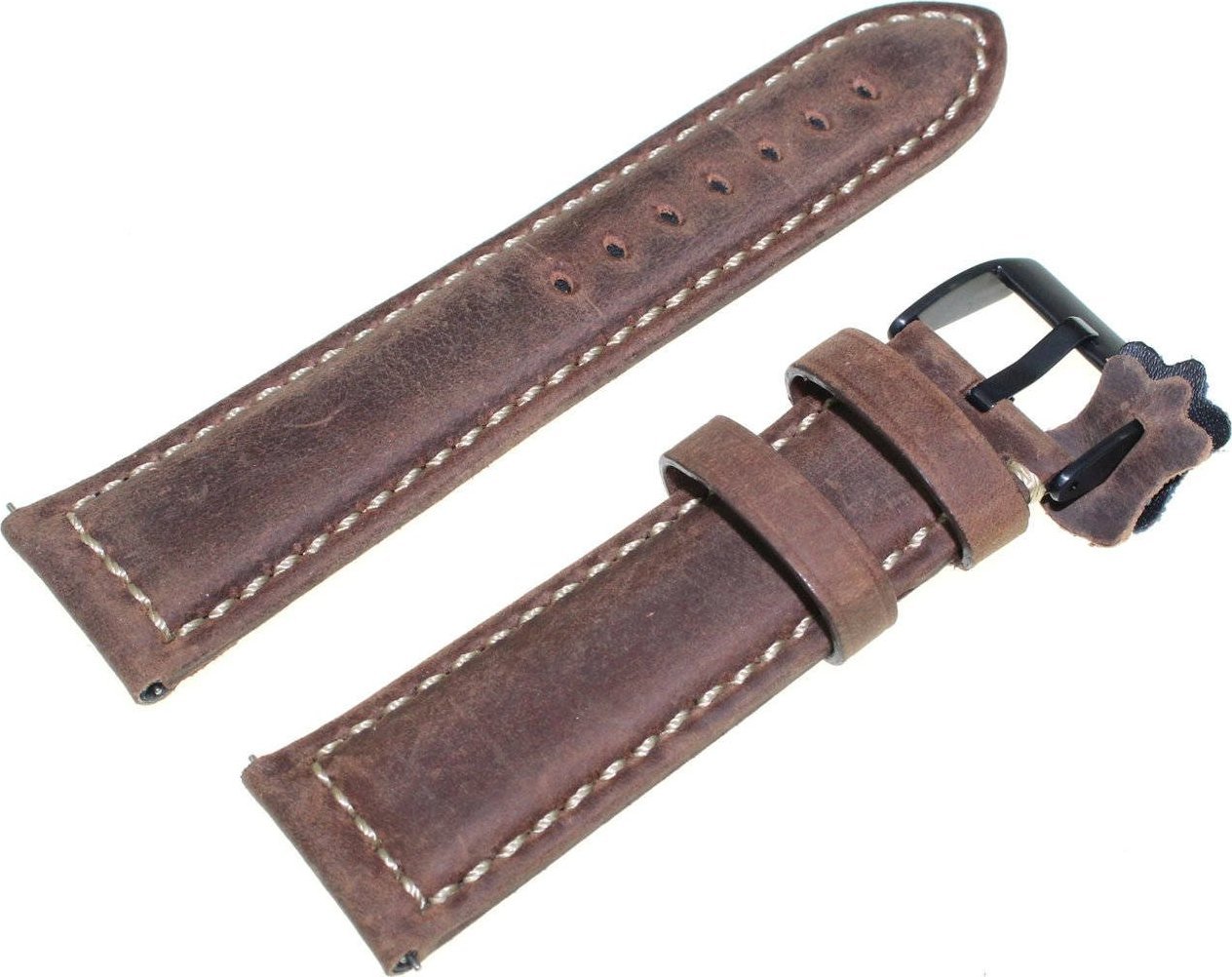 Diloy Zamszowy pasek do zegarka 24 mm Diloy 397.24.2