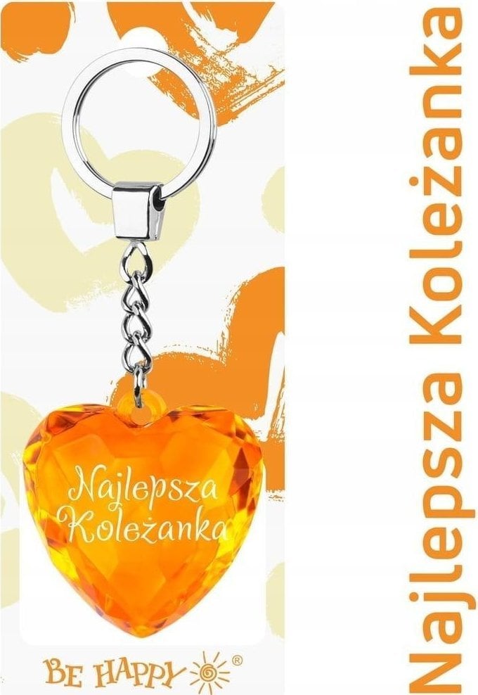 Breloczek BGtech Brelok serce Najlepsza Koleżanka