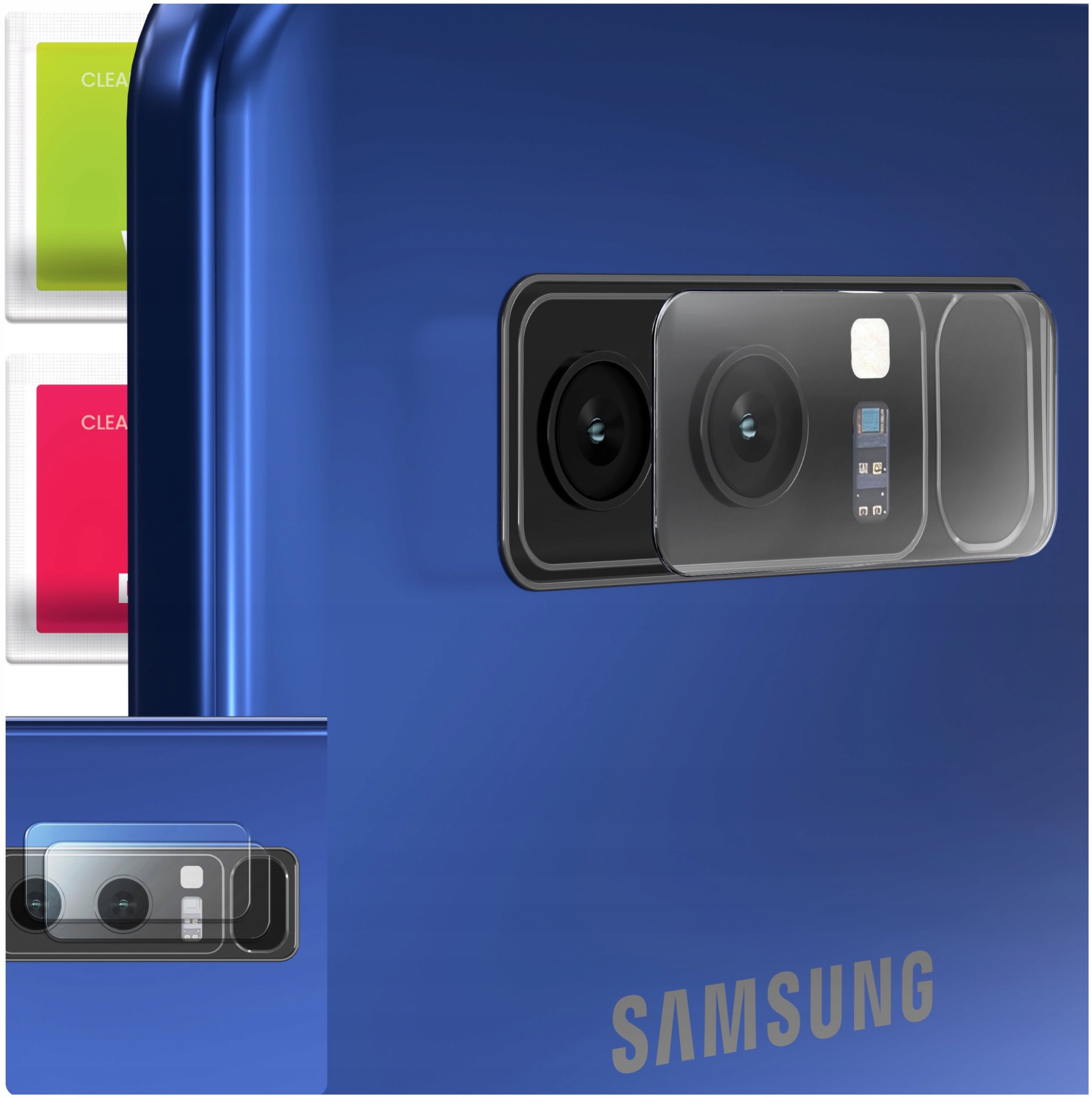 2-PAK Szkło Na Aparat Do Samsung Galaxy Note 8 (Hartowane, Na Obiektyw, 9H)