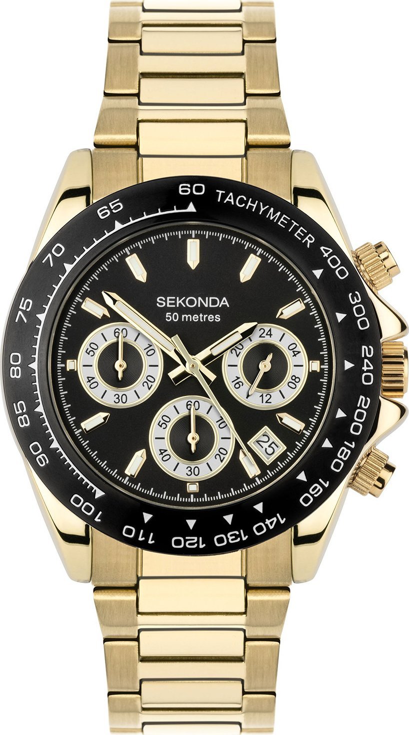 Zegarek Sekonda Zegarek męski Sekonda 30203 złoty