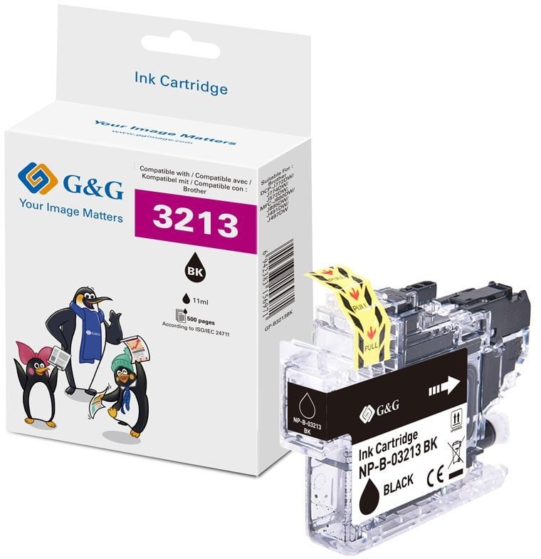 Tusz G&G XL-Patrone kompatybilny z Brother LC-3213BK