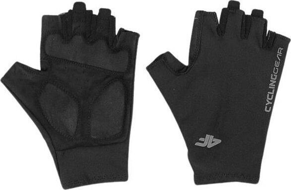 4f Rękawiczki rowerowe 4F FNK U122 czarne 4FWSS24AFGLU122 20S XS