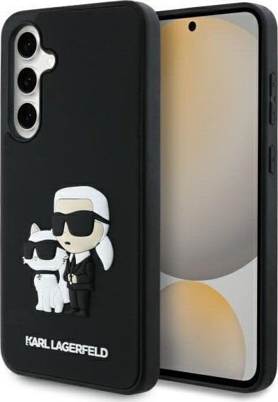 Karl Lagerfeld KLHCS24FE3DRKCNK S24 FE S721 czarny/black hardcase 3D Rubber Karl&Choupette