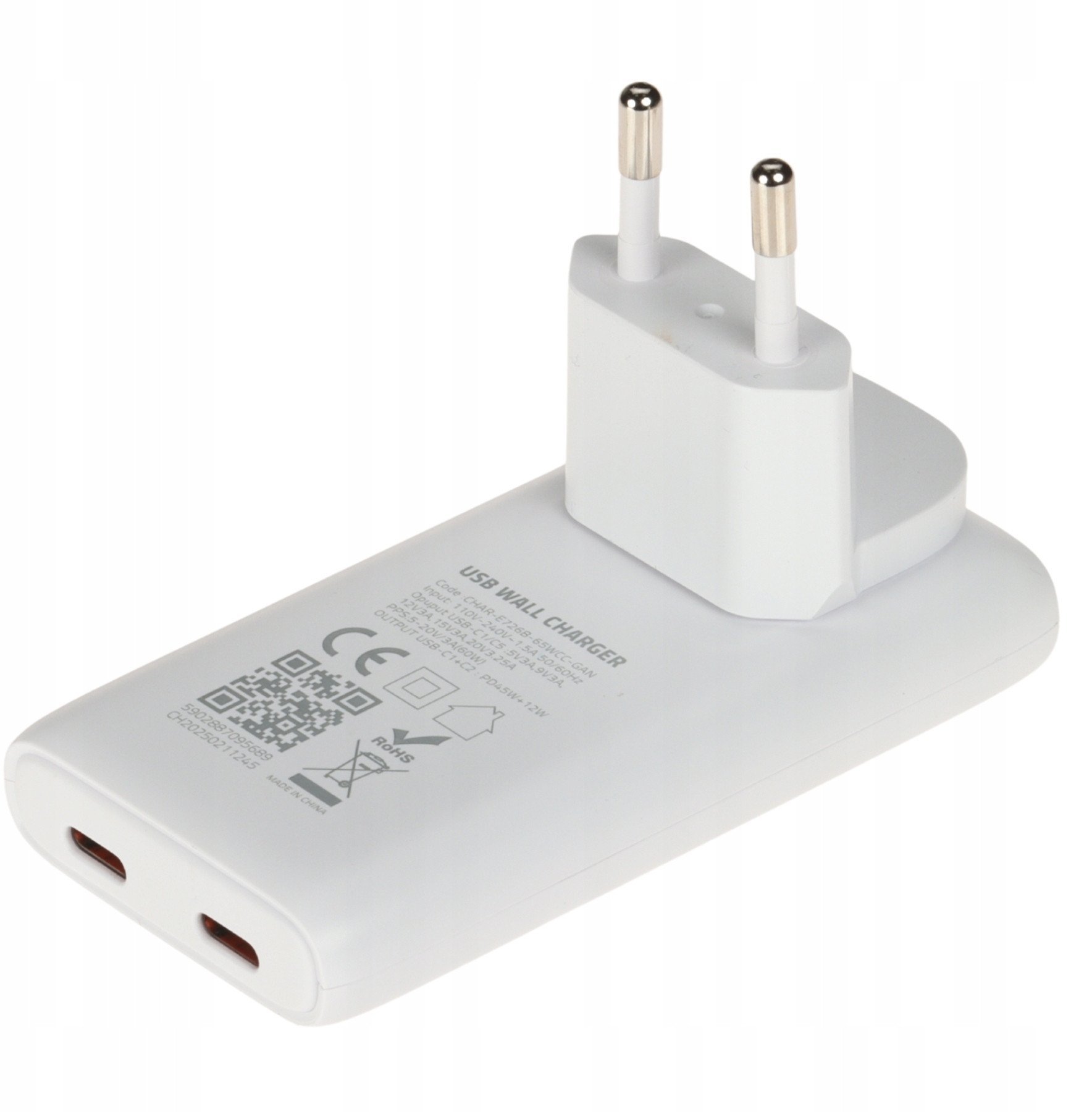 ŁADOWARKA SIECIOWA USB CHAR-E726B-65WCC-GAN Delta Power