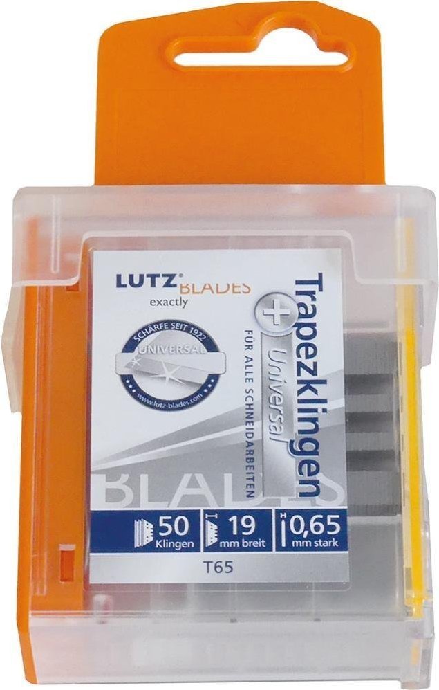 Lutz Blades Ostrze trapez.standardowe0,65mm,50 szt. w opak. LUTZ BLADES