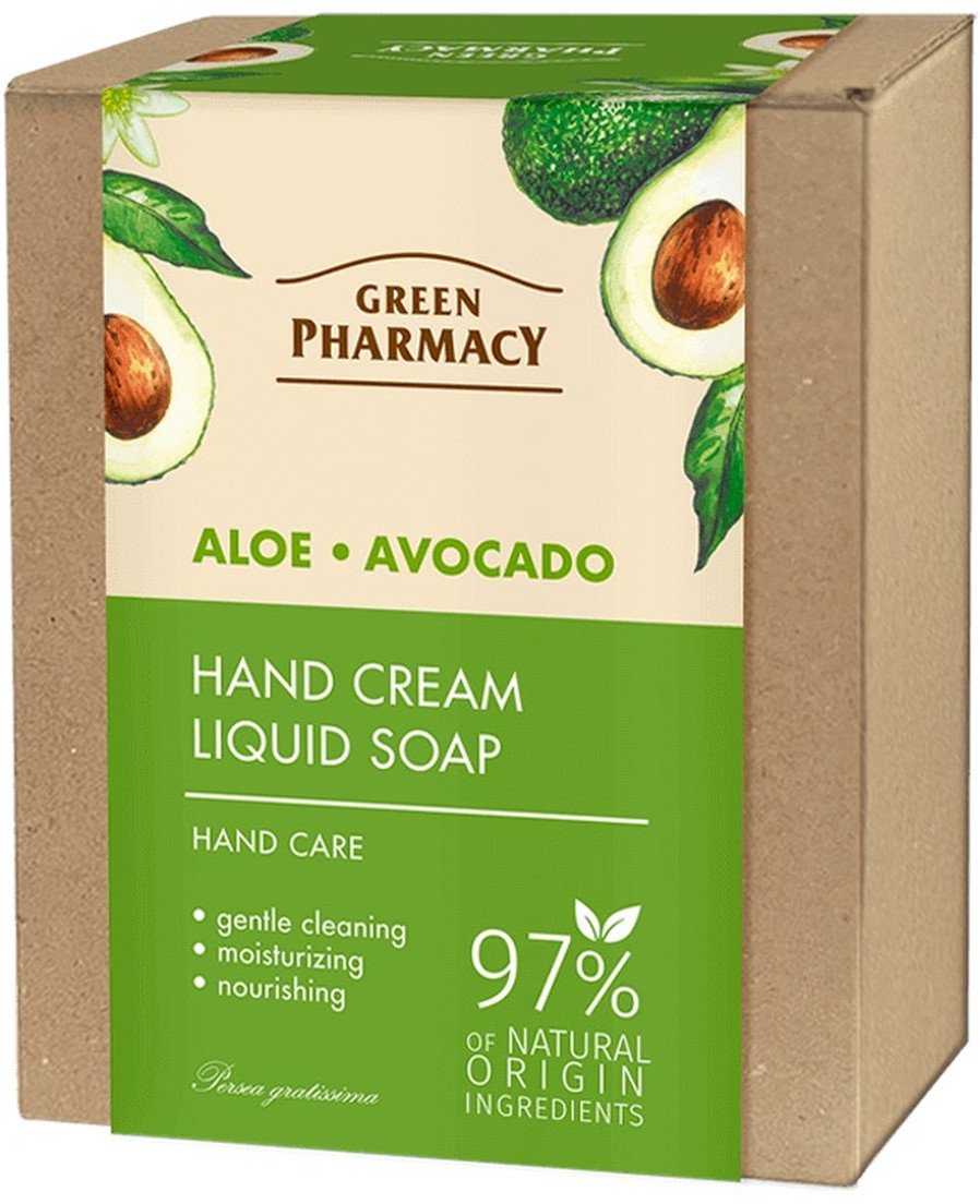 Green Pharmacy Zestaw do pielęgnacji dłoni z Aloesem i Awokado