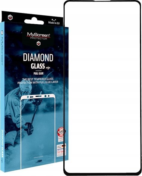 MyScreen Protector Samsung Galaxy A71 5G - Szkło hartowane na lekko zaokrąglone ekrany DIAMOND GLASS LITE edge FULL GLUE