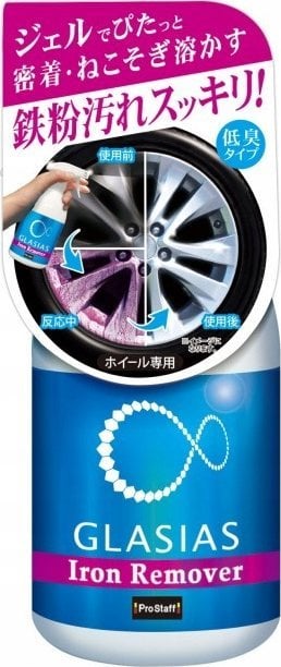 Prostaff Prostaff GLASIAS Gel Iron Remover for Wheel 400ml (Mycie felg)