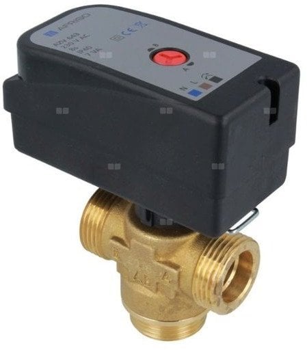 1664300 ZAWÓR STREFOWY PRZEŁĄCZAJĄCY 3-DROGOWY Z SIŁOWNIKIEM EKCO 3-DROGOWY AZV 643, DN20, G1", KVS 8 M3/H / AFRISO / M-006896 GALMET