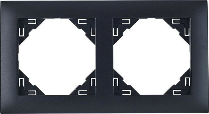 Efapel Efapel Aquarella ramka 2-krotna czarny 90920 KPM