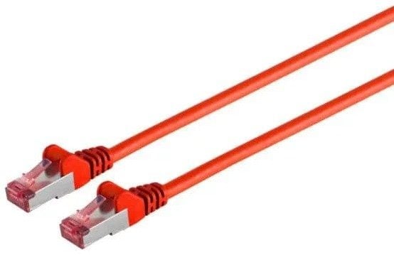 Shiverpeaks Kabel sieciowe-Patchkabel, cat 6A, S/FTP, PIMF, bezhalogenowy, certyfikowany GHMT, czerwony, 0,25m · Patchkabel cat 6A S/FTP PIMF 500 MHz