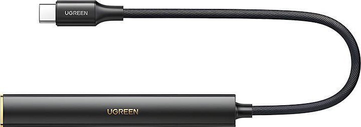 Adapter USB Ugreen CM545 USB-C - Jack 3.5mm + USB-C Biały (90217)