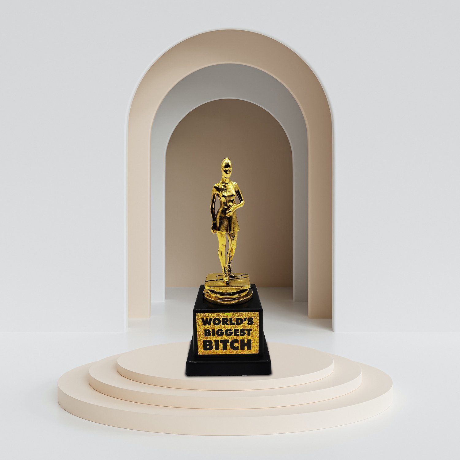 Thumbs Up Mad Monkey - TROFEUM 'World's Biggest Bitch'