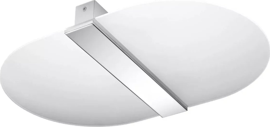 Lampa sufitowa Lumes Szklany owalny plafon sufitowy - S487-Darni