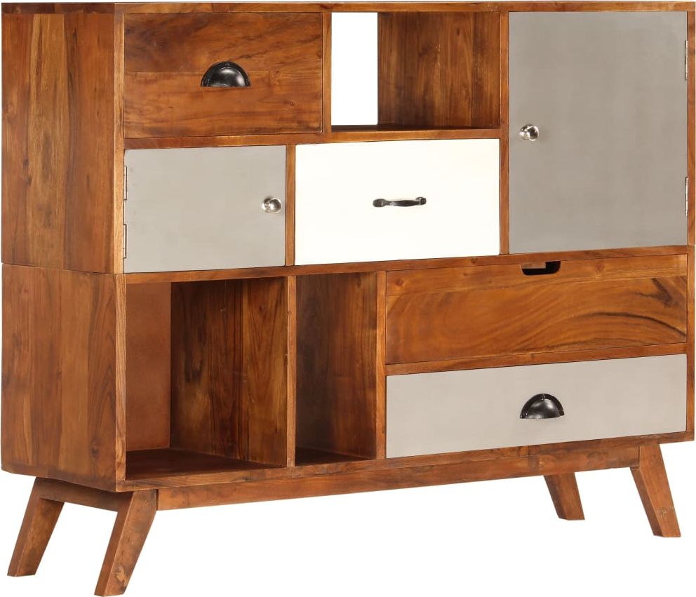 vidaXL Kredens z litego drewna akacjowego, 115x35x86 cm