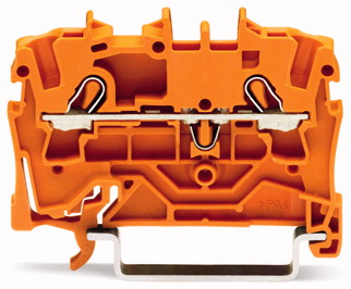Wago Złączka przelotowa 2-przewodowa do zastosowań Ex e II pomarańczowa 24/32A - 2002-1202