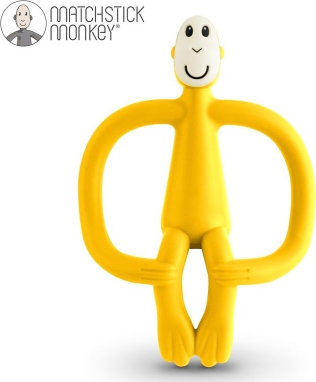 Matchstick Monkey Matchstick Monkey Yellow Gryzak Masujący ze Szczoteczką