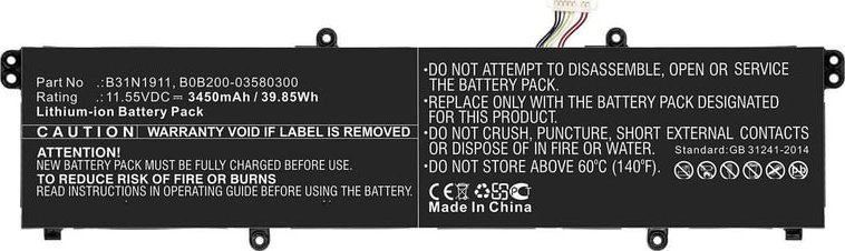 Bateria CoreParts CoreParts MBXAS-BA0240 części zamienne do notatników Bateria