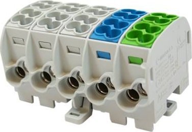 Simet Blok rozdzielczy - odgałęźny Al/Cu SCB 25-5X (80150) SIMBLOCK sza/nie/zie 81500020